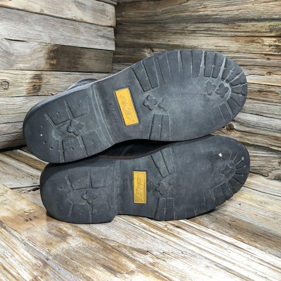 AdTec 1964 10" Fireman Logger Black Work Boots 9 - Picture 9 of 9